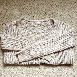 Beige lightweight cardigan